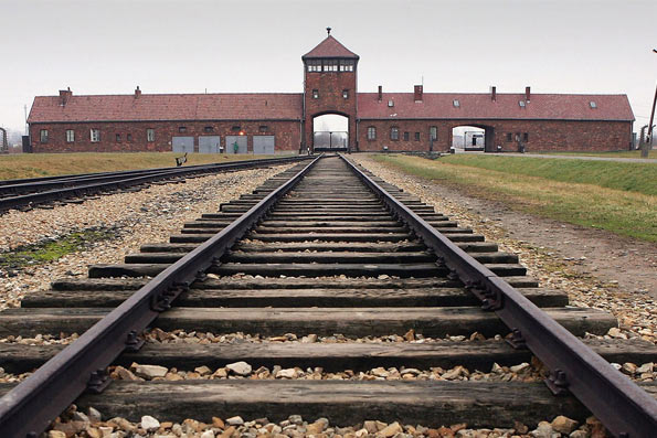 Auschwitz-Birkenau Arbeit macht frei - incomprehensible words 